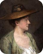 Julia Beck Portrait of a woman oil painting artist
